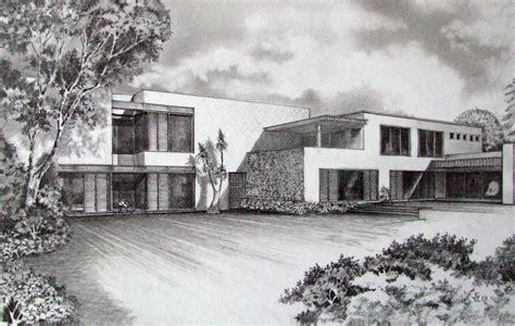 Dibujo Perspectiva Exterior A Lápiz Drawing Sketches Drawings