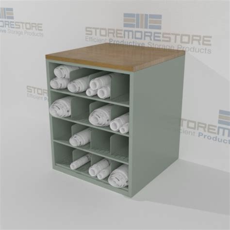 Rolled Plan Drawing Storage Cabinets And Counters