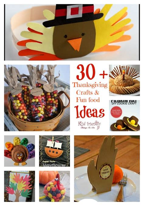 Over 30 Thanksgiving Crafts And Food Crafts For A Kid Friendly Fun Time