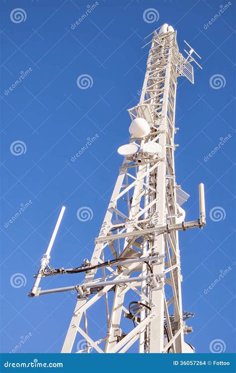 Communication Tower Stock Photo Image Of Antenna Tower 36057264