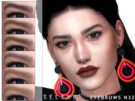 Eyebrows N32 By Seleng At Tsr Sims 4 Updates
