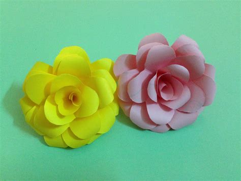 How To Make Rose Paper Flower Easy Origami Flowers For Beginners