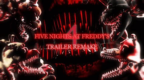 Five Nights At Freddys 4 Trailer Remake Blender Animation Youtube