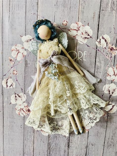 Handmade Vintage Fairy Dollchristmas Fairyheirloom Doll Etsy Uk