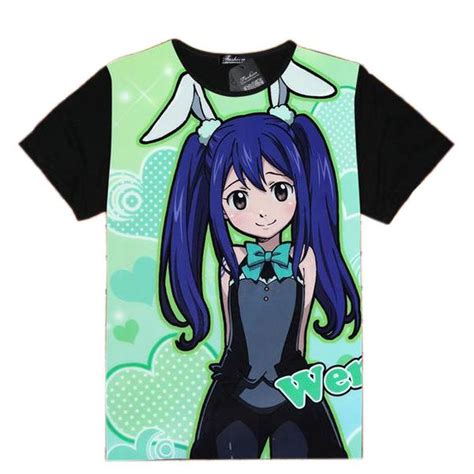 Fairy Tail T Shirts Bunny Wendy T Shirt Ipw Fairy Tail Store