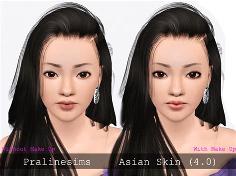 My Sims 3 Blog Asian Skin For Male And Female Sims 40 By Pralinesims