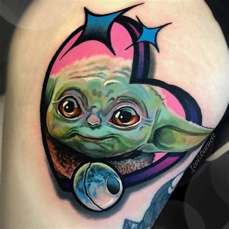 25 Baby Yoda Tattoos For That Mandalorian Fans Will Love