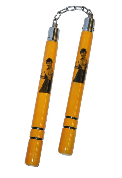 Nunchaku With Bruce Lee Picture Giri Martial Arts Supplies