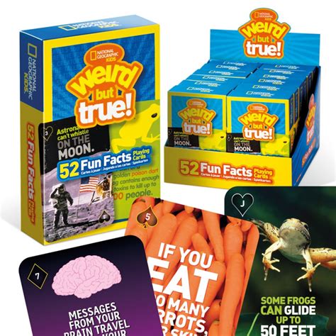 National Geographic Kids ‘weird But True Playing Cards If
