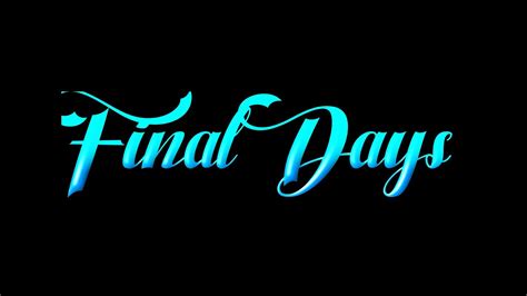 Final Days Gcs Trailer Youtube