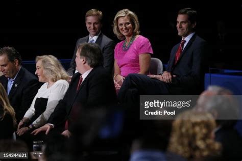 Ann Romney Sits With Sons Ben Romney And Matt Romney Before News