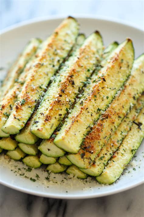 Baked Parmesan Zucchini Damn Delicious