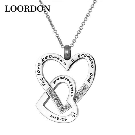 Loordon Stainless Steel The Love Between A Grandpa And Granddaughter Is