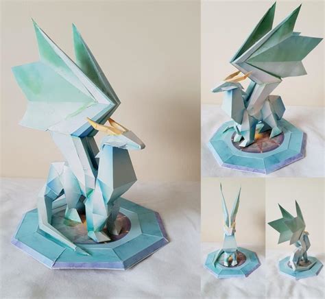 Hey Guys Im Planning On Making A Papercraft Of The Crystal Dragon