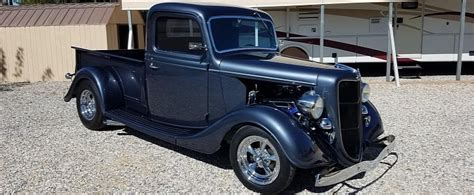 Beautifully Restored 1936 Ford Custom Pickup Flexes Its Muscles Has