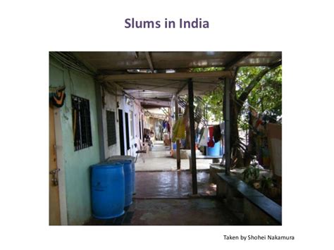 Slum Policies In India