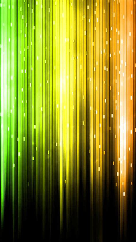 Cool Phone Wallpapers With Abstract Yellow And Green