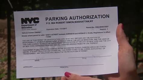 Nyc Dept Of Transportation Parking Permits Transport Informations Lane
