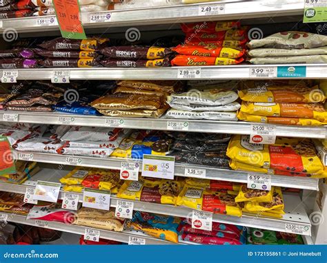 The Chocolate Chip Aisle Of A Publix Grocery Store Editorial Photo