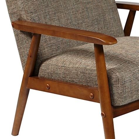 Pulaski Home Comfort Mid Century Modern Wood Frame Accent Chair 25 X