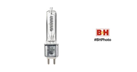 Fel 120v 1000w lamp base:g9.5 3200k life:300 hours made in china. Photogenic FEL (1000W/120V) Lamp 910303 B&H Photo Video