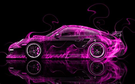 3d車の壁紙車車両紫のスポーツカーバイオレットネオンシティカースーパーカーパフォーマンスカー 1233695 Wallpaperkiss