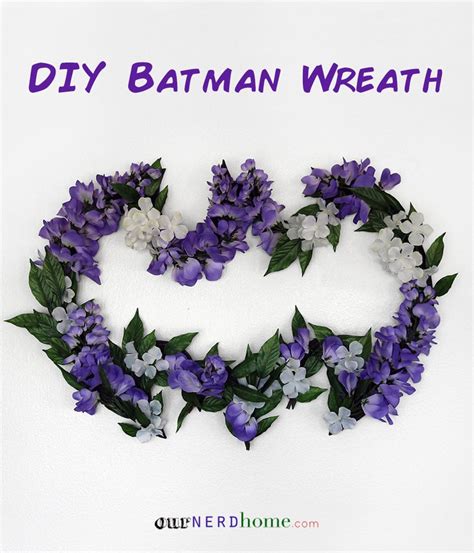 Diy Batman Wreath Popsugar Tech