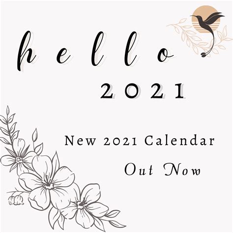 New Printable 2021 Calendar Overview Inserts Available On Etsy Click
