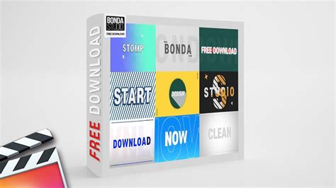 Choose the best for you. Final Cut Pro X Free Templates 9 Stomp Titles | TIP133 ...