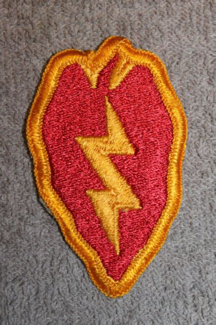Original Vietnam War Era Us Army 25th Infantry Division Uniform Patch