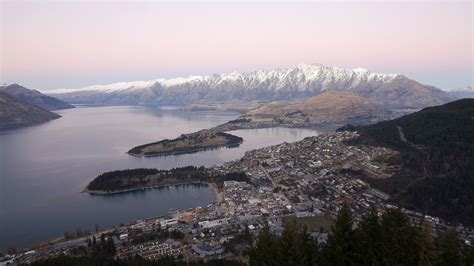 Gray And White Mountains Queenstown New Zealand Hd Wallpaper