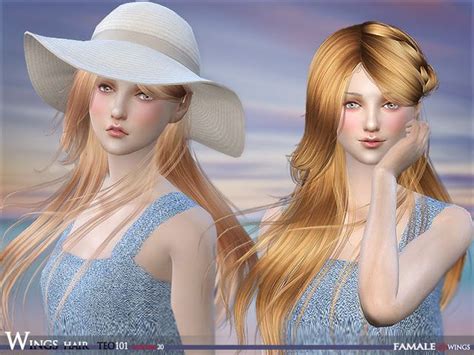 Sims 4 Ccs The Best Hair By Wings Sims Sims 4 Characters Sims 4