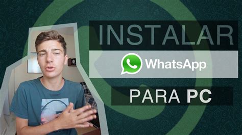 Instalar Whatsapp En Pc Sin Programas Youtube