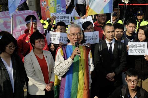 Taiwan Top Court Hears Landmark Gay Marriage Case Bbc News