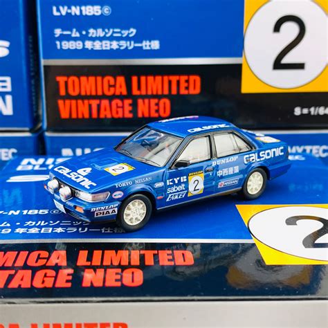 tomytec tomica limited vintage neo 1 64 nissan bluebird sss r calsonic tokyo station