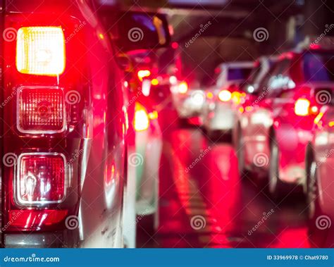 Crowded Car In The Night Stock Photo Image Of Slow Hour 33969978