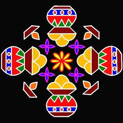 Today i would like to share you one of the finest creations of my sister. 16 Best Pongal Kolam Designs That You Should Try In 2019 | Kolam designs, Rangoli designs images ...