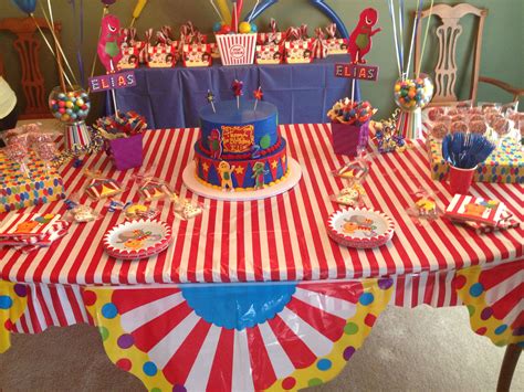 Circus Barney Theme 2nd Birthday Parties Summer Birthday Birthday Fun