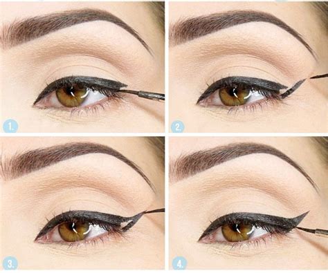 Best 4 Steps To Apply Perfect Flick Cat Eyes ~ Entertainment News