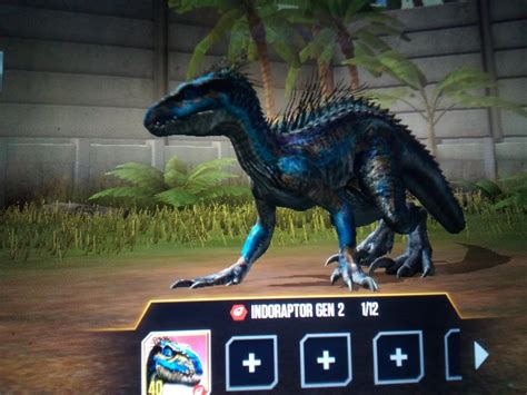 Max Level Level 40 Indoraptor Gen 2 Looks Cool Jurassicworldapp
