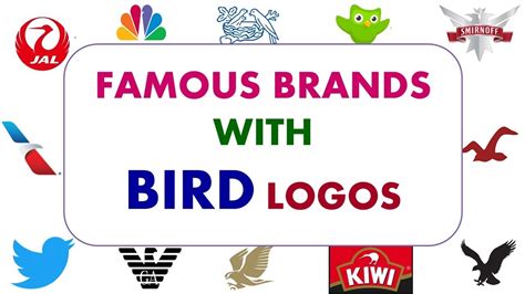 Famous Brands With Bird Logos Youtube