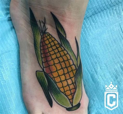 Traditional Corn Tattoo By Jorden Spencer At Certified Tattoo Studios