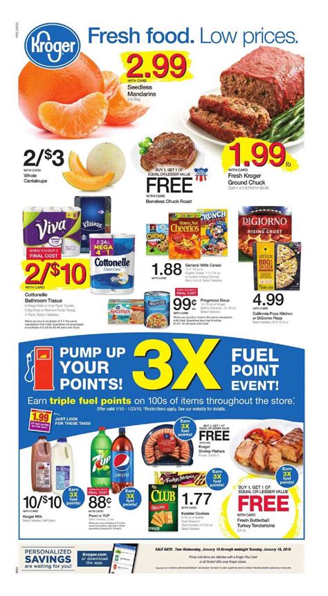 $3.49 lb promotions, discounts, rebates, coupons, specials, and the best sales for this week are available in the weekly ad circular for your store. Kroger Weekly Ad Flyer March 11- 17, 2020 | Weekly ads, Food