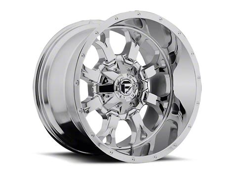 Fuel Wheels Silverado Krank Chrome 6 Lug Wheel 22x11 24mm Offset