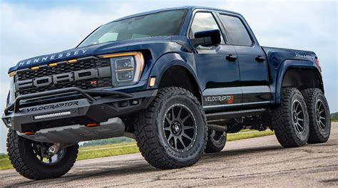 The 499999 Ford F 150 Velociraptor Is A Six Wheel Monster Truck