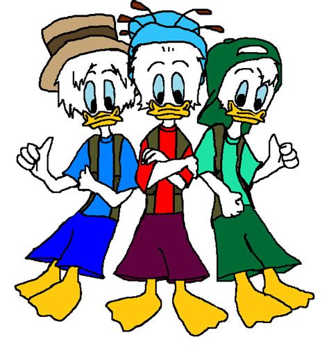 Quack Pack Huey Dewey And Louie Duck Fish By 9029561 On Deviantart