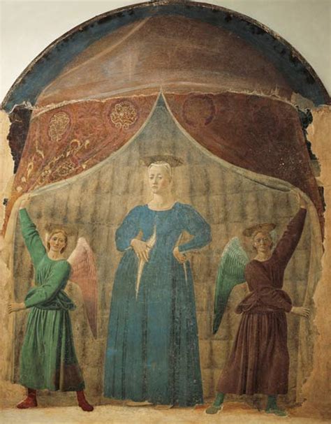 The Madonna Del Parto Piero Della Francesca Als Kunstdruck Oder Gemälde