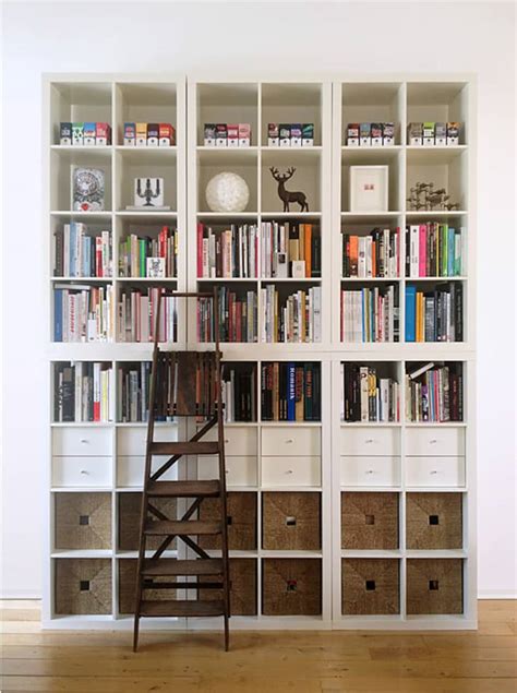 15 Ikea Kallax Bookcase Ideas Stacked Painted And More Apartment