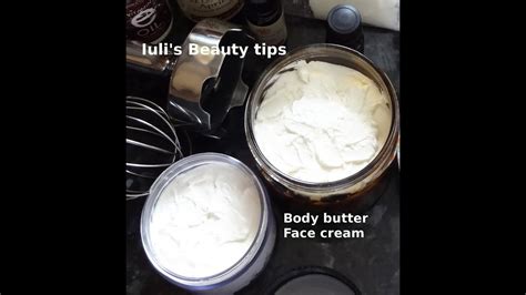 beauty tips natural body butter face cream with aloe vera gel winter edition youtube