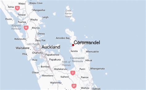 Guide Urbain De Coromandel Nouvelle Zélande